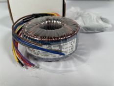 Twelve as new Multicomp MCTA100/25 Toroidal Transformers.