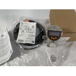 A boxed as new IFM PI1703 flush pressure sensor with display PI-025-REA01-MFRKG/US/ /P with an elect