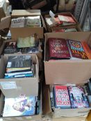 A quantity of assorted books to include fiction/non-fiction and reference, on one pallet.