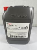 A Castrol Hysol T 15 high performance semi-synthetic metalworking fluid, 20ltr.