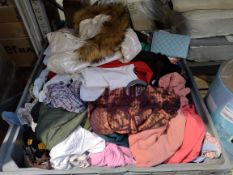 A large quantity of pre-owned clothing and related (stillage not included).