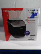 An Fridgidaire EFIC122-Black ice maker (box unsealed).