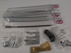 A quantity of assorted BSA/Triumph accessories/parts to include 82-1823 Triumph tank badge, D420 65-