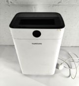 A pre-owned Humsure dehumidifier, white, some minor marks to unit (AP16-2018EE).