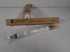 One hundred as new Henry Vibration Eliminator connectors, model V-3/8 3/8