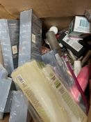 Assorted pre-owned toiletries, cosmetics and related.