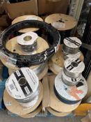 Assorted cabling/wiring.