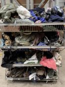 Assorted pre-owned clothing and related.
