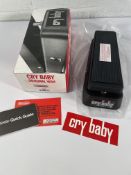 A boxed as new Dunlop Original Cry Baby Wah GCB95.
