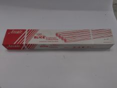 As new pack of 100 Arcair Slice Exothermic cutting rods 43-049-003 uncoated 6.5mm x 559mmm (¼