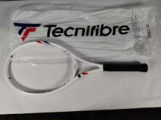 A Technifibre T-Flight 300 unstrung tennis racket (Note: racket has some minor damage and has been p