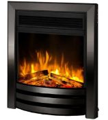 A Celsi Ultiflame Ultra SL Autograph electric fire, black/black, size (mm) H.595 x W.488 x D.86, hea