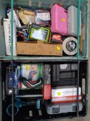 A quantity of as new/pre-owned hand and power tools to include Bosch, Draper (two crates).