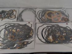 A quantity of assorted BSA gasket sets to include BSA 320A gasket set A10 G/Flash 1950-62, BSA320C D