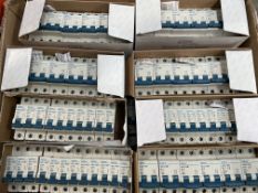 Assorted Cudis miniature circuit breakers to include MC210D, MC116D and MC125C (approximately 140 it