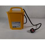 Pre-owned Oypla 3.3kVa 110v twin outlet transformer.