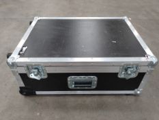 Pre-owned NSP Flight Case, with wheels and foam inserts.