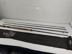 A pre-owned G.Loomis NRX 4-piece fly fishing rods (14').