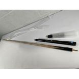 An as new Pegasus 3/4 jointed ash snooker cue.
