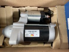 A remanufactured Bosch 0 986 025 940 starter motor.