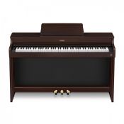 A boxed as new Casio Celviano digital piano in rosewood AP-300 (stock image).