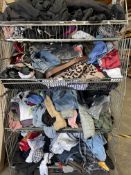 Assorted pre-owned clothing and related.