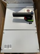 A Wylex NHTPSF100 100A 3-Pole + Neutral Fuse Combination Unit.