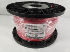 As new Firesafe 2 Core Zero Burn Performance Cable, Red, 1.5mm - 100m Reel, plastic broken around re