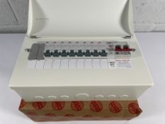 A boxed as new Wylex WNM2635 Fully Clad Consumer Unit.