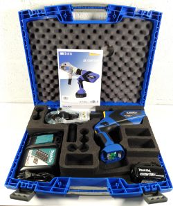 A Klauke EK135FTCFM 10mm² - 630mm² 135kN battery powered hydraulic heavy duty crimping tool with ins