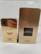 Two as new Tom Ford eau de parfums - Black Orchid 100ml and Noir Extreme 100ml.
