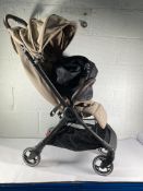 A pre-owned Silver Cross Clic 2 stroller and travel bag.