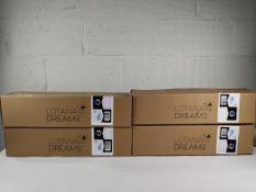 Four as new IRSTBL heavy duty bicycle wall mount storage racks, fits most bikes (mounts 3 bikes per