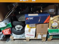 A large quantity of miscellaneous items to include mainly automotive and related parts.