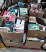 A quantity of assorted books to include fiction/non-fiction and reference. (one pallet)