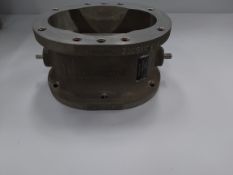 Pre-owned Honeywell Drosselklappe 12453524 cast iron throttle valve for MWM TGC 2020 engine.