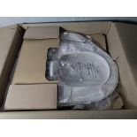 As new Upsa UB-7235U-UE wash and dry bidet rounded style toilet seat. UK adapter required.