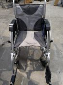A pre-owned Drive Enigma self-propelled wheelchair.