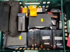A quantity of pre-owned power tool and other batteries to include Eclipse Power Cartridge 2400, Fest