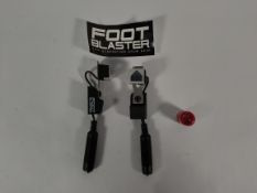 One as new pair of Foot Blaster bass drum triggers, boxed.
