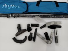A SkyVac Carbon Fibre 7M High Reach Kit Pack.