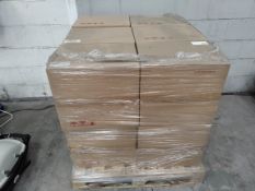 A pallet containing as new acrylic counter top safety stations (PPE-200-102E).