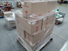 A pallet containing Deflecto, A3 Black & Acrylic Extruded Sign Holder, (58340).