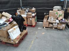 Three pallets of assorted commercial, industrial and related goods.