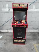 An Arcade1Up Midway Mortal Kombat arcade machine.