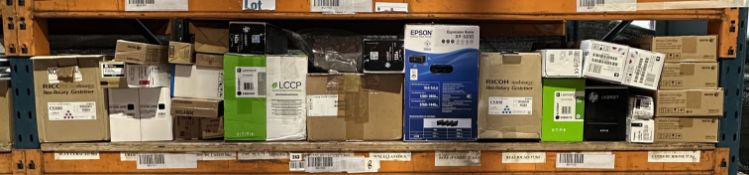Assorted printer cartridges and related items (All items sold as is).