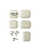 Assorted pre-owned Apple AirPods and cases (Sold as is).