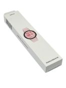 As new Samsung Galaxy Watch FE (Bluetooth, 40mm) in Pink Gold (P/N: SM-R861NIDA) (Box sealed).