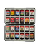 Assorted pre-owned Nintendo Switch games including Super Smash Bros, Minecraft, and Fifa 23.