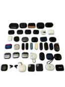 Assorted wireless in-ear headphones & charging cases (Sold as is).